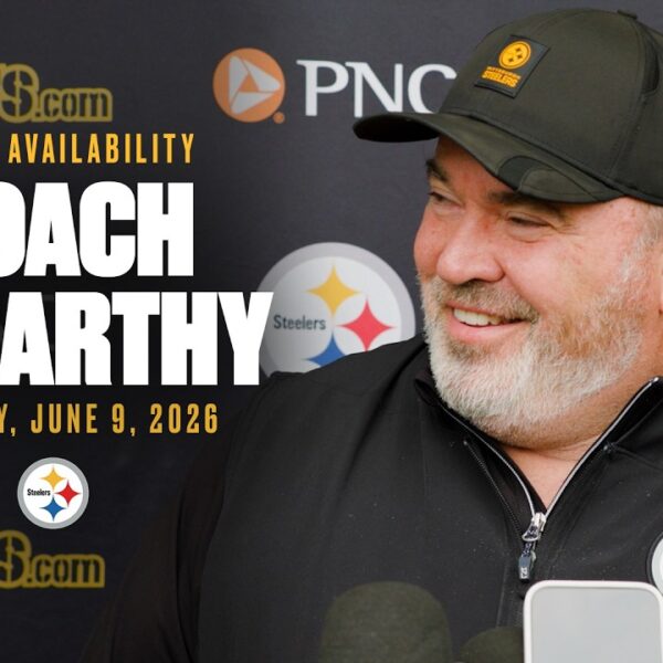 Coach Mike McCarthy Media Availability (June 9) Pittsburgh Steelers