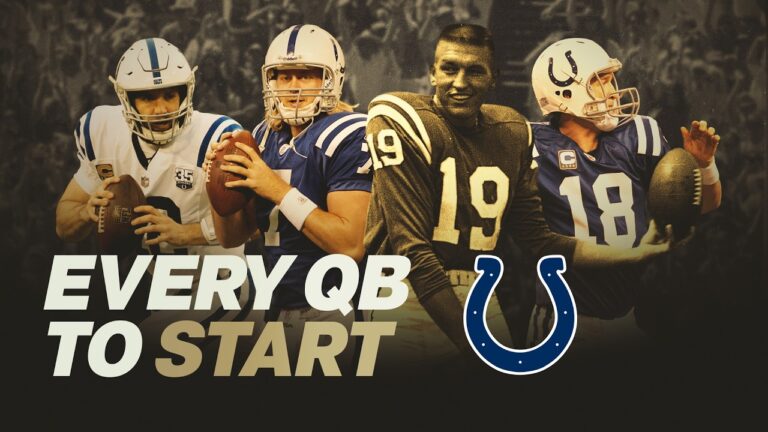Colts FULL QB History Since 1970!