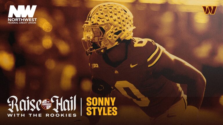 Commanders’ 1st-Rd Pick Sonny Styles On Maximizing His Time Raise Hail With The Rookies NFL