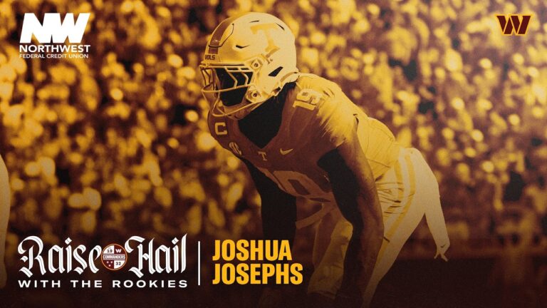Commanders’ 5th-Rd Pick Joshua Josephs Has ‘Something To Prove’ Raise Hail With The Rookies NFL