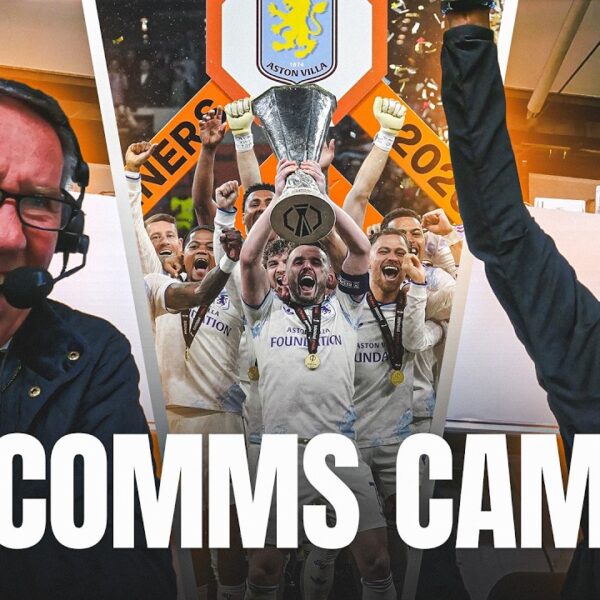 COMMS CAM UEFA Europa League Final SC Freiburg v Aston Villa