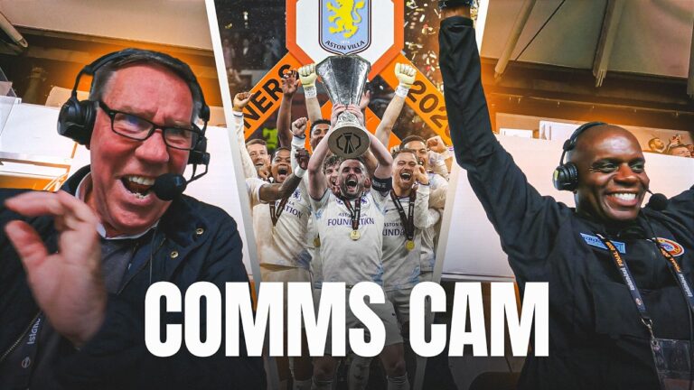 COMMS CAM UEFA Europa League Final SC Freiburg v Aston Villa