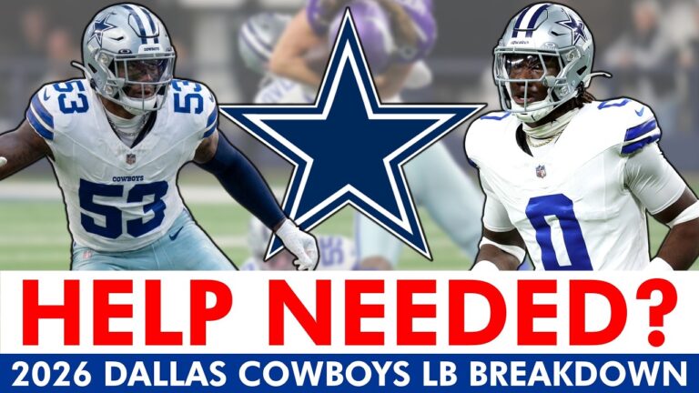 Cowboys 2026 Roster Breakdown At Linebacker – Who Starts For Dallas & Free Agency & Trade Targets