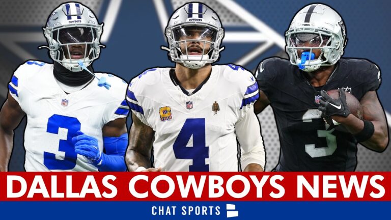 Cowboys Get A TON Of News On Signing UFL OL, Dak Prescott Injury, Zamir White & George Pickens