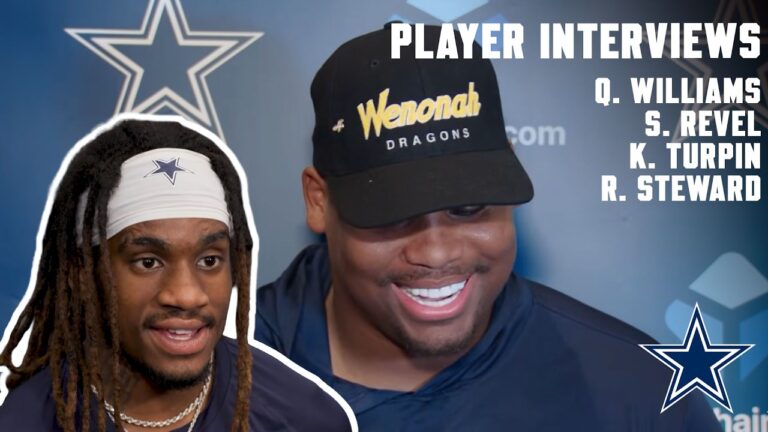 Cowboys Players Talk Minicamp, Christian Parker, George Pickens & More Player Interviews