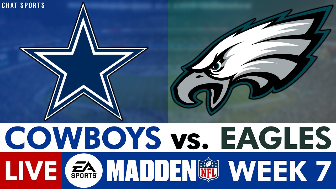 Cowboys vs. Eagles LIVE Madden Simulation 2026 NFL Week 7