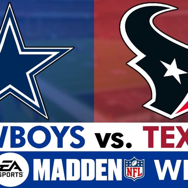 Cowboys vs. Texans LIVE Madden Simulation 2026 NFL Week 4