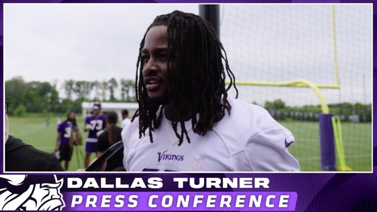 Dallas Turner on Preparing for Year 3, Vikings Offseason Training & Leading By Example