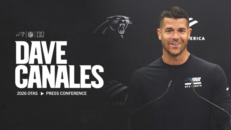 Dave Canales breaks down the second week of OTAs Carolina Panthers