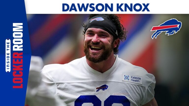 Dawson Knox Talks About Coach Joe Brady At Minicamp Buffalo Bills