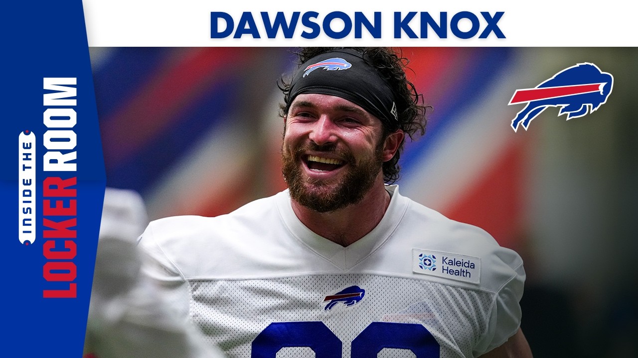 Dawson Knox Talks About Coach Joe Brady At Minicamp Buffalo Bills