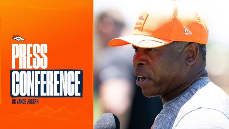 DC Vance Joseph on the 2026 season: Chasing the process is our goal