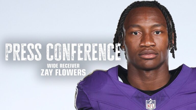 Declan Doyle, Anthony Levine Jr., Anthony Weaver, Zay Flowers Media Availability Baltimore Ravens