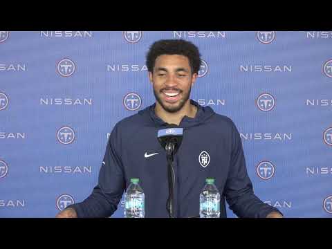 Dike, Helm, Harris, Spears & Trubisky Meet with Media Titans Press Conference