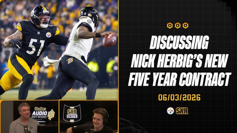 Discussing Nick Herbig’s New Five Year Contract SNR Drive (June.3) Pittsburgh Steelers