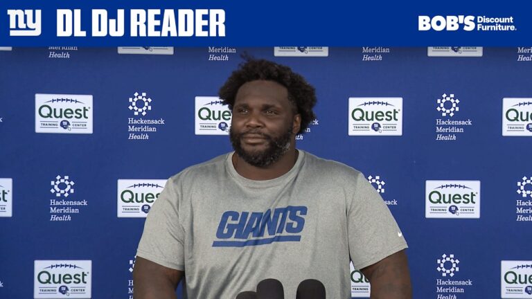 DJ Reader on Joining the Giants&39 D-line New York Giants