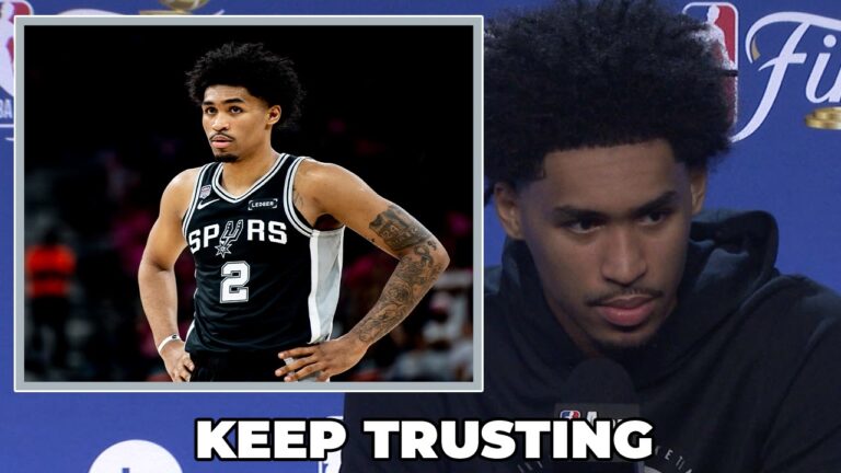 Dylan Harper on Preparing for Game 2 of the NBA Finals