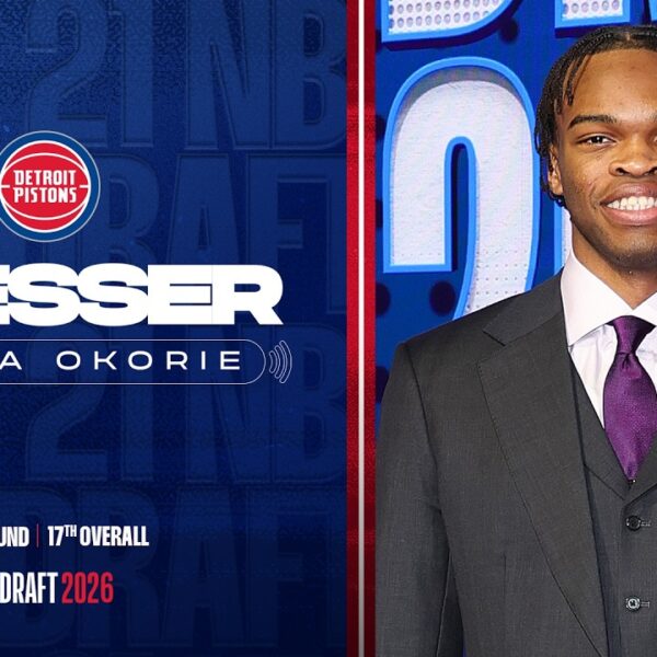 Ebuka Okorie Introductory Press Conference NBA Draft 2026