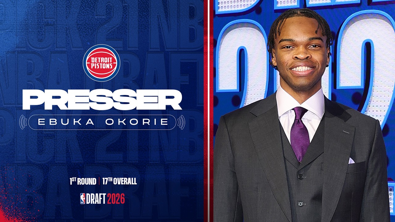 Ebuka Okorie Introductory Press Conference NBA Draft 2026