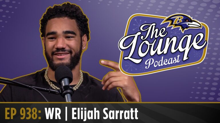 Elijah Sarratt Shares His Underdog Story, Why He’s Enjoying a New Position And More Ravens Lounge