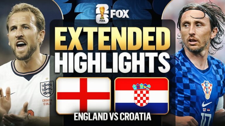 England vs Croatia Extended Highlights 2026 FIFA World Cup