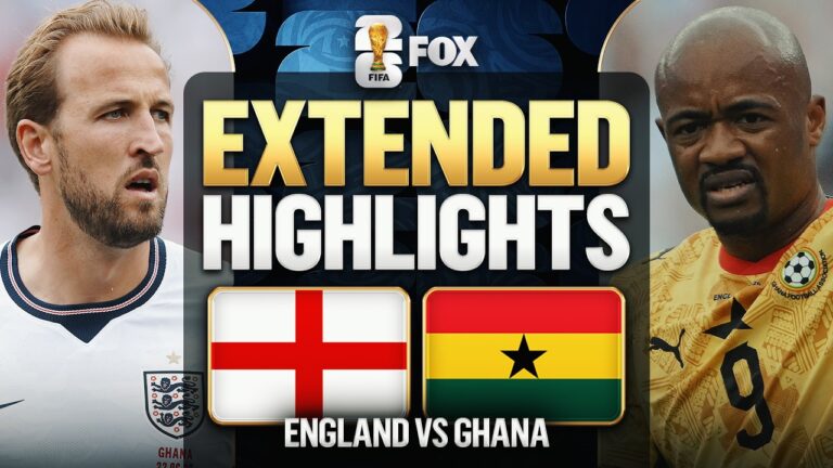 England vs Ghana Extended Highlights 2026 FIFA World Cup