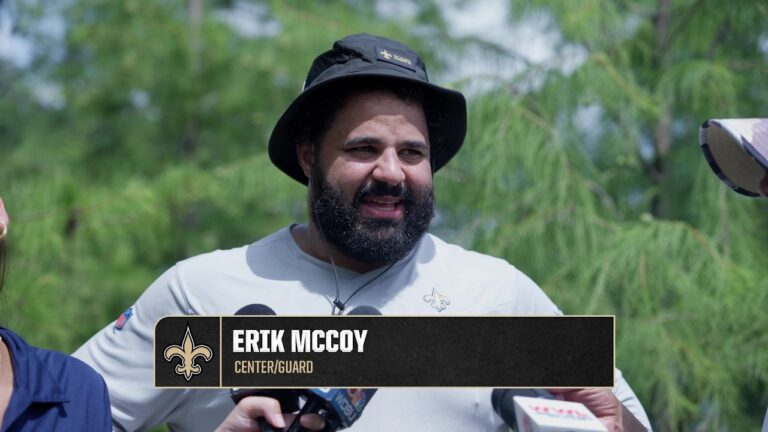 Erik McCoy on team bonding away from field New Orleans Saints