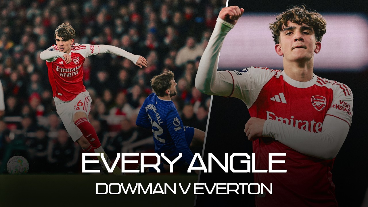 EVERY ANGLE Max Dowman’s Emirates Goal of the Season against Everton