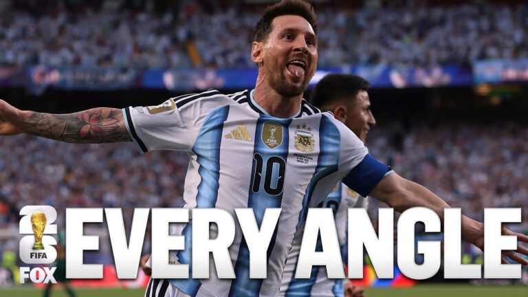 EVERY ANGLE of Lionel Messi’s First Career FIFA World Cup Hat Trick