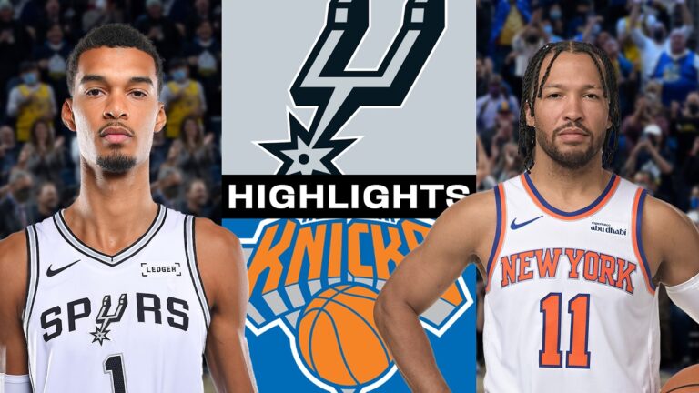 Every Big Moment From Spurs Vs Knicks This Season!