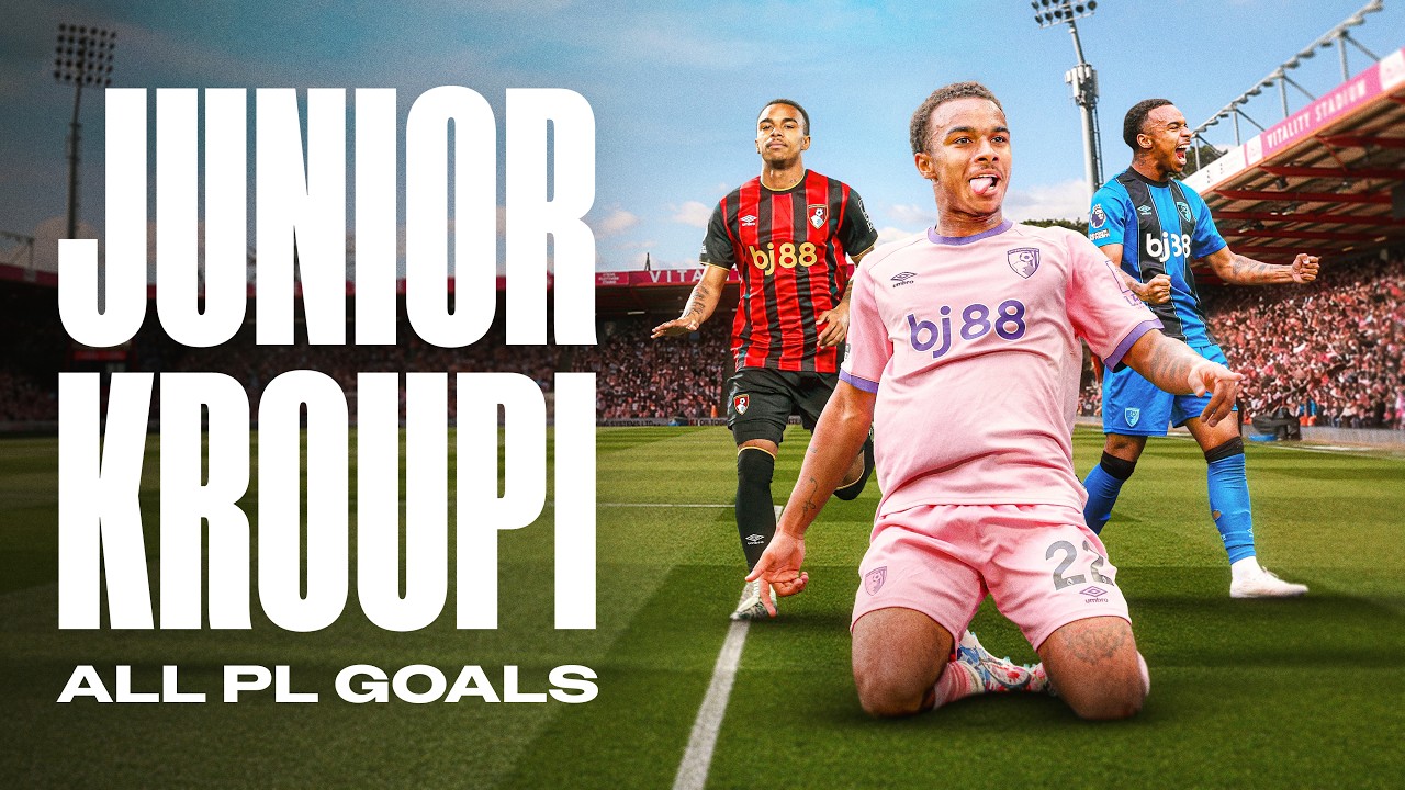Every strike from our record-breaking teenager Junior Kroupi all Premier League 2025 26 goals