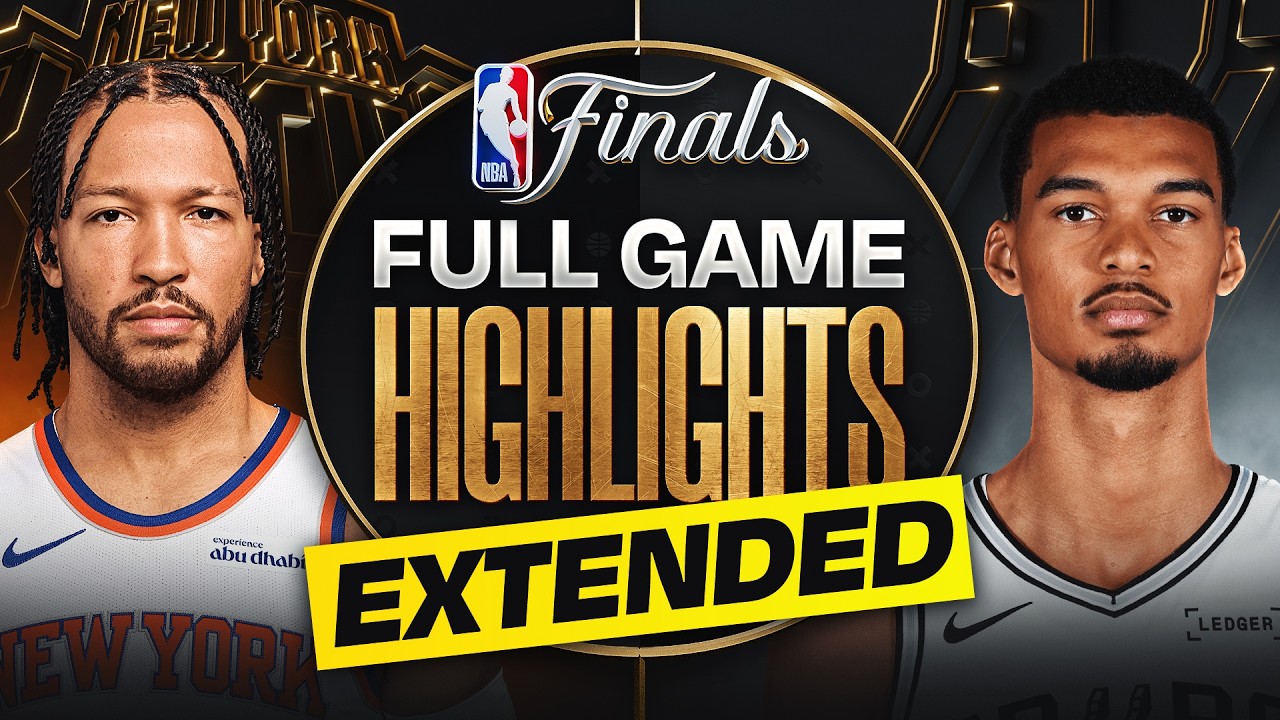 EXTENDED: 3 KNICKS at 2 SPURS NBA FINALS GAME 5 HIGHLIGHTS June 13, 2026