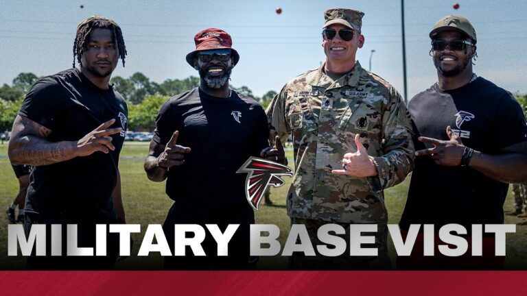 Falcons travel to U.S. Military Bases to meet service members Atlanta Falcons NFL