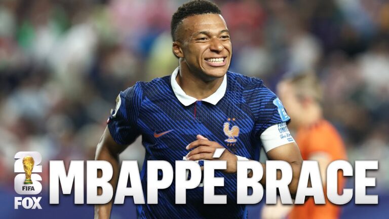 Frances Kylian Mbappé Scores Two Goals vs Iraq 2026 FIFA World Cup
