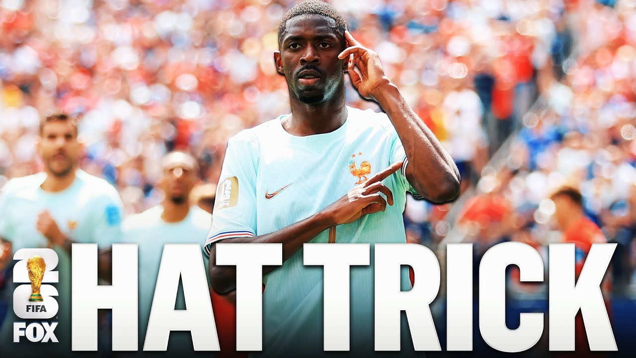 France’s Ousmane Dembélé nets HAT TRICK in the first half against Norway