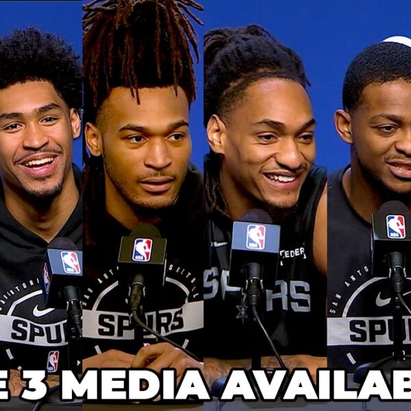 Full NBA Finals Game 3 Spurs Media Availability: Victor, Dylan, Steph, Devin, and Mitch