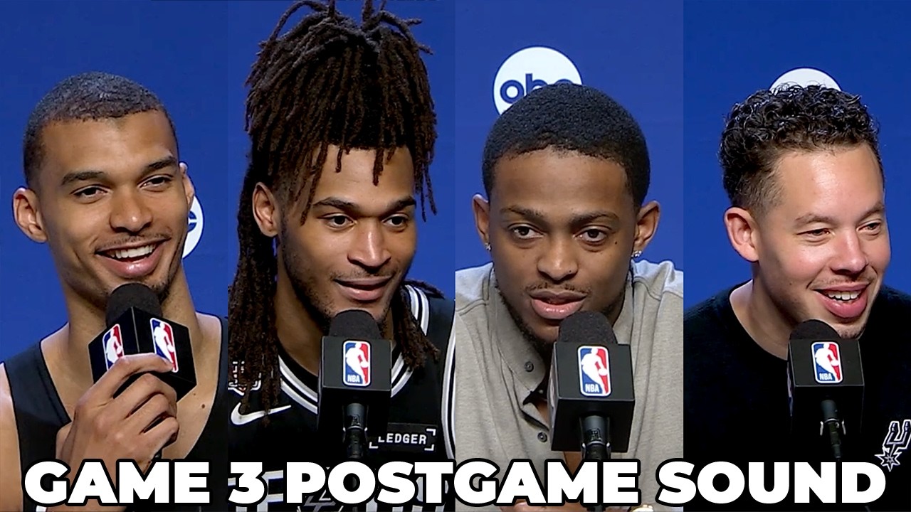 Full NBA Finals Game 3 Spurs Postgame Press Conferences: Victor, Mitch, De’Aaron and Steph