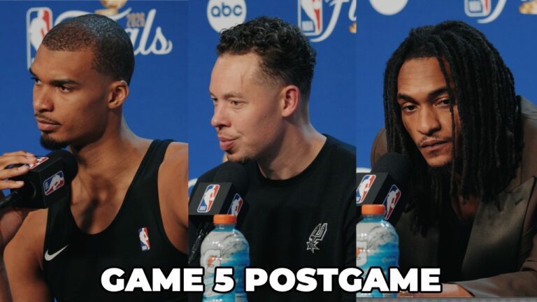 Full NBA Finals Game 5 Spurs Postgame Press Conferences: Wemby, Mitch and Devin