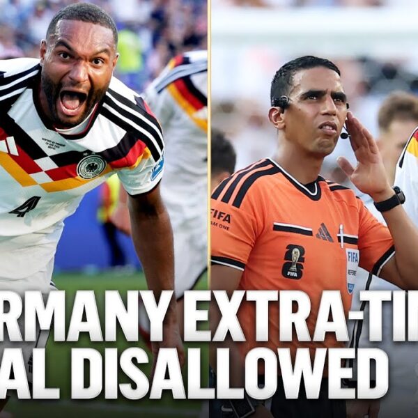 Germany Goal DISALLOWED Following VAR Review After CONTROVERSIAL Foul on Paraguay Goalkeeper