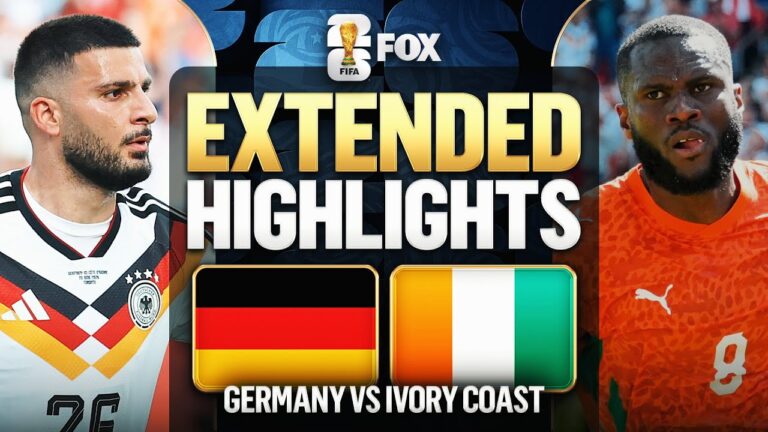 Germany vs Ivory Coast Extended Highlights 2026 FIFA World Cup
