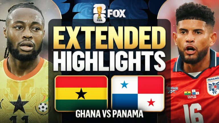 Ghana vs Panama Extended Highlights 2026 FIFA World Cup