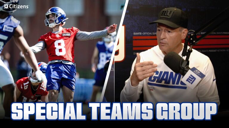 Giants Assistant Special Team Coach T.J. Weist Giants Huddle New York Giants