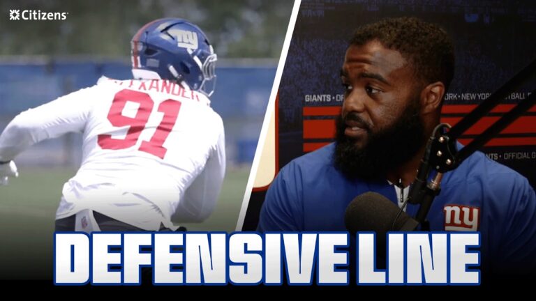 Giants Defensive Line Coach Dennis Johnson Giants Huddle New York Giants