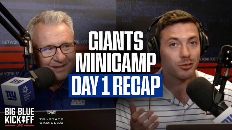 Giants Minicamp Day One Recap Big Blue Kickoff Live New York Giants