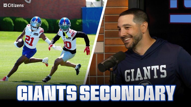 Giants Secondary Coach Donald DAlesio Giants Huddle New York Giants