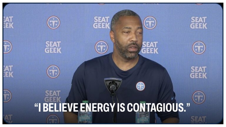 Greg Lewis, Shea Tierney and Titans Coaches Meet with Media