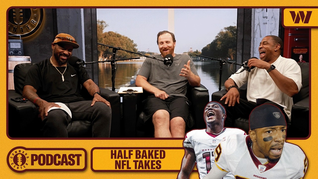 Half Baked NFL Takes Terry McLaurin Over Santana Moss? Command Center Washington Commanders