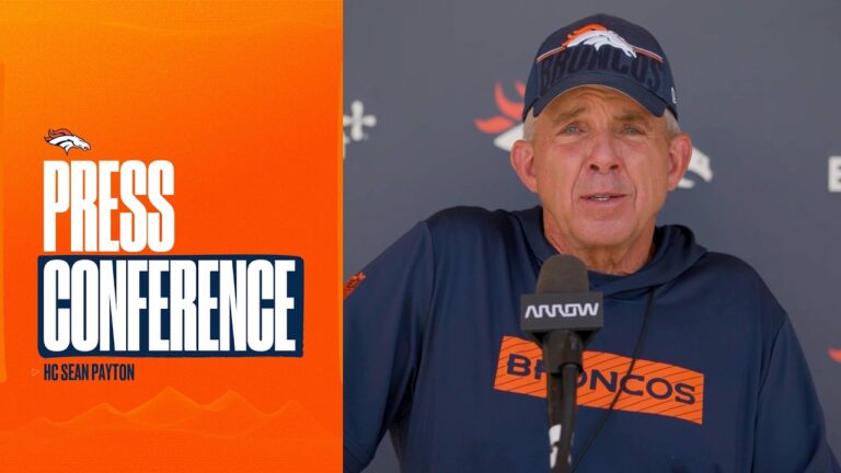 HC Sean Payton on QB Bo Nix: Its good to have him out here in uniform