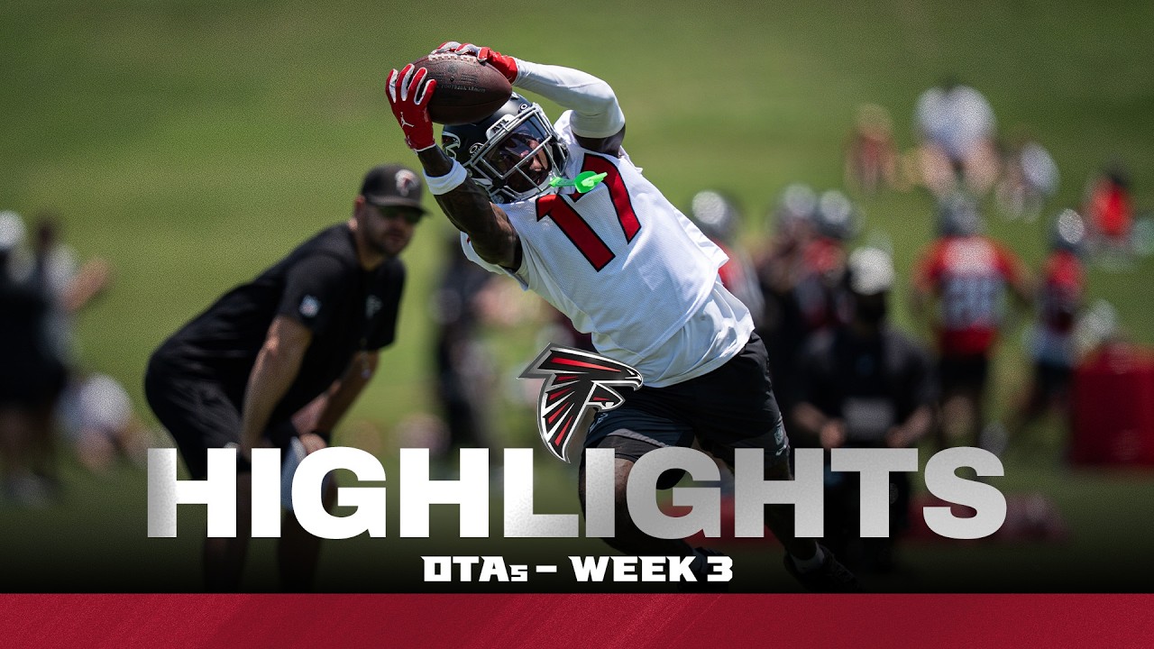 Highlights: Falcons suit up for Week 3 of OTAs Atlanta Falcons NFL
