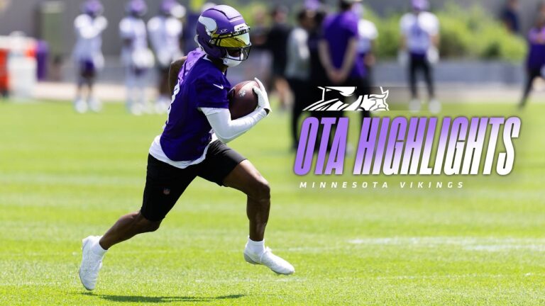 Highlights from 2026 OTA Practice June 1 Minnesota Vikings